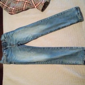 Navy blue slim jeans